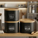 Iron Spice Jar Set - 3 Pcs
